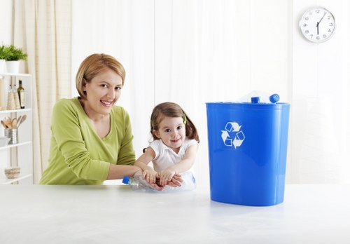 Recycling process in Harold Hill