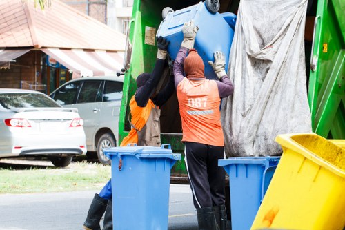 Clean streets of Stepney after waste collection