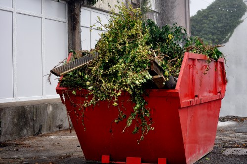 Professional rubbish removal team at work in Custom House