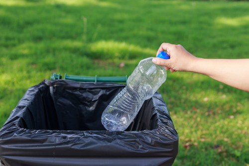 Various types of household rubbish ready for removal